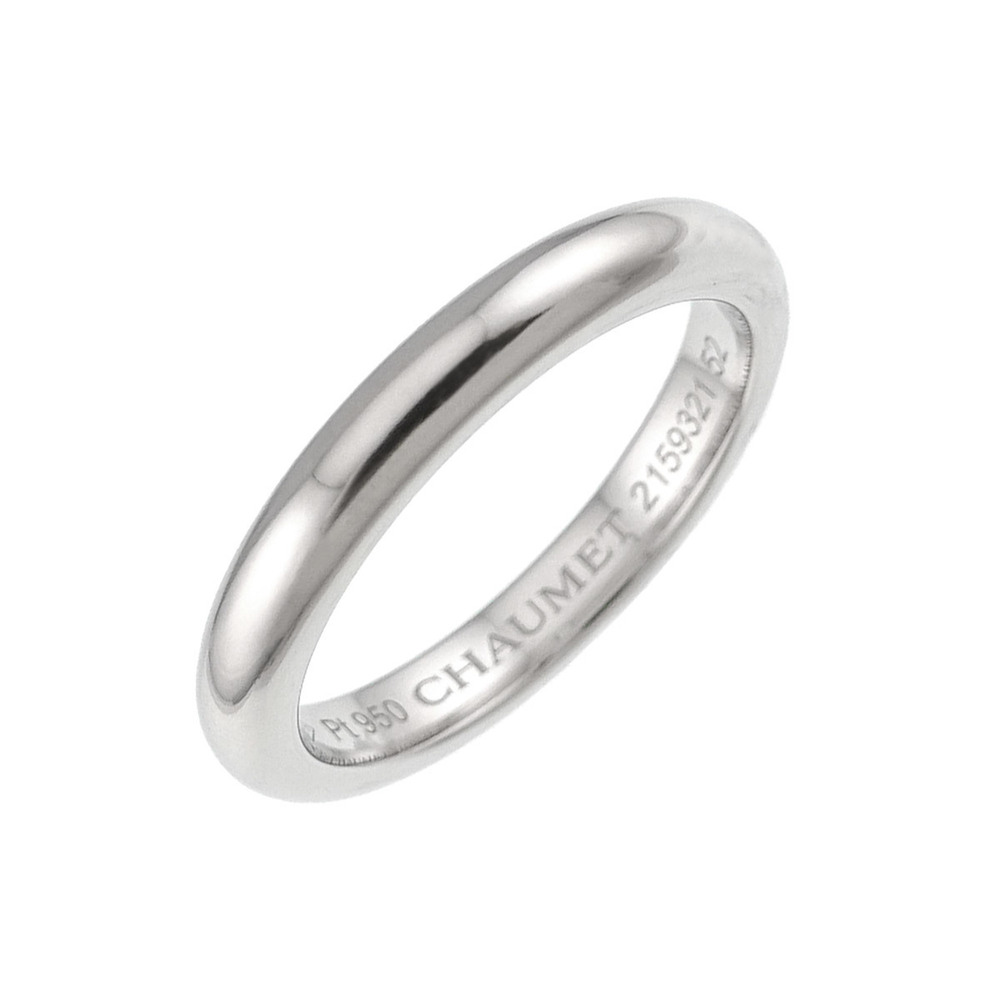 Chaumet Eternelles Ring #52, 1 Diamond, Platinum.